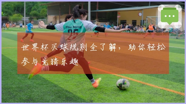 世界杯买球规则全了解，助你轻松参与竞猜乐趣