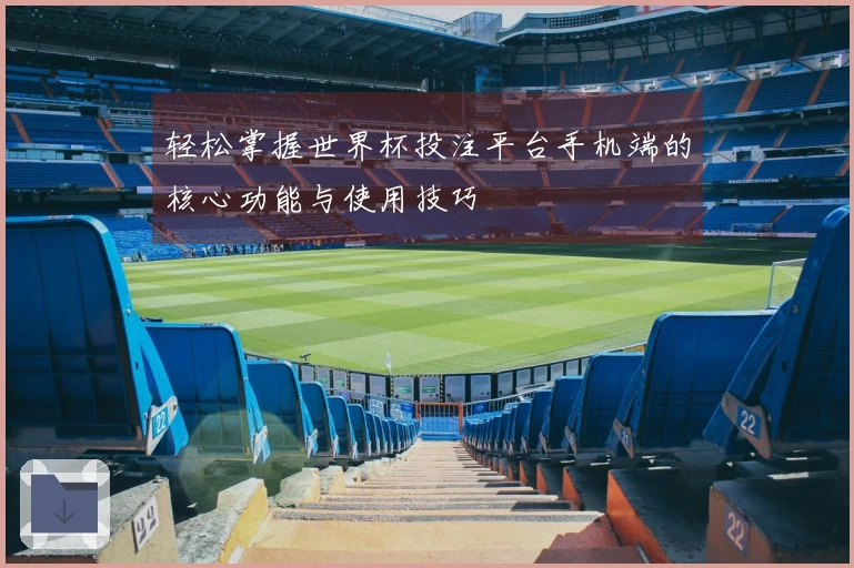 轻松掌握世界杯投注平台手机端的核心功能与使用技巧